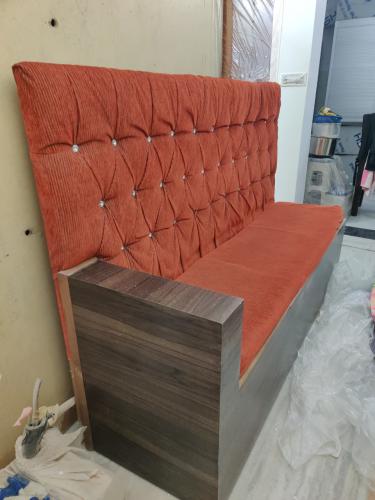 Wooden Sethi Sofa with Storage Box inside