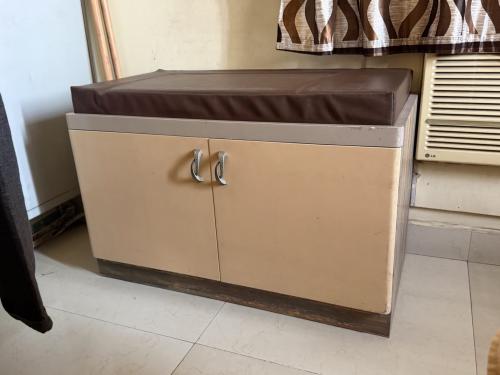 Selling computer table and storage cabinet cum seater