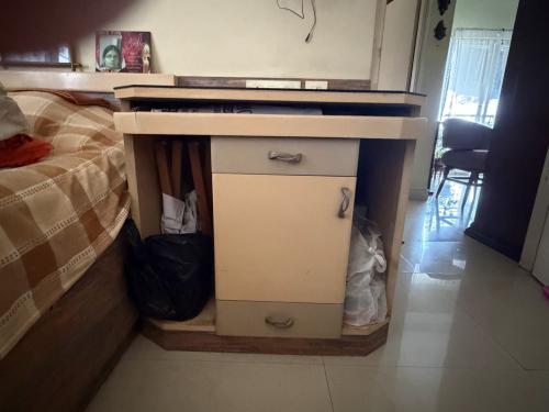 Selling computer table and storage cabinet cum seater