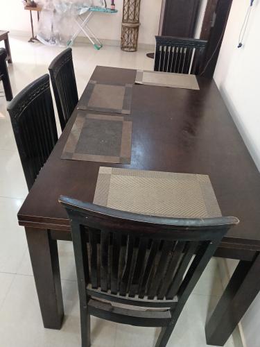 Premium 6-seater Kingsize dinning table  and 5-seater sofa for sale
