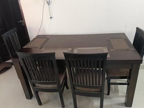 Premium 6-seater Kingsize dinning table  and 5-seater sofa for sale