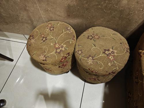 10 Seater sofa, 2 stools and 1 Table