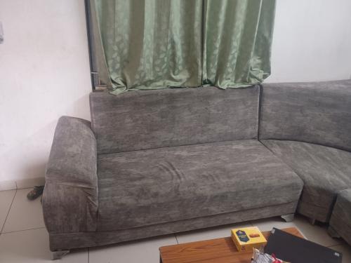 L shaped sofa 9' * 7' with 6' setty
