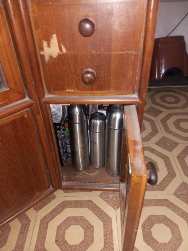 Corner Table with Storage 